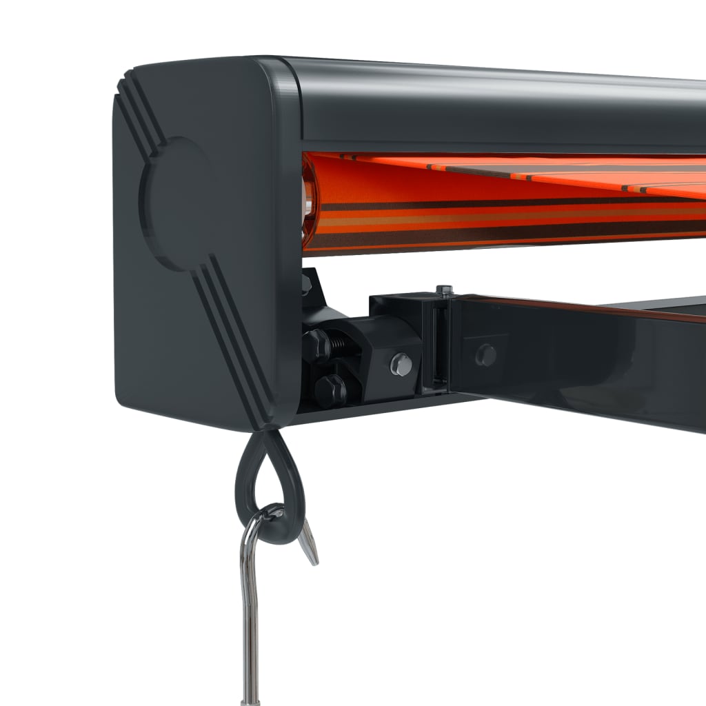 Auvent rétractable tissu et aluminium